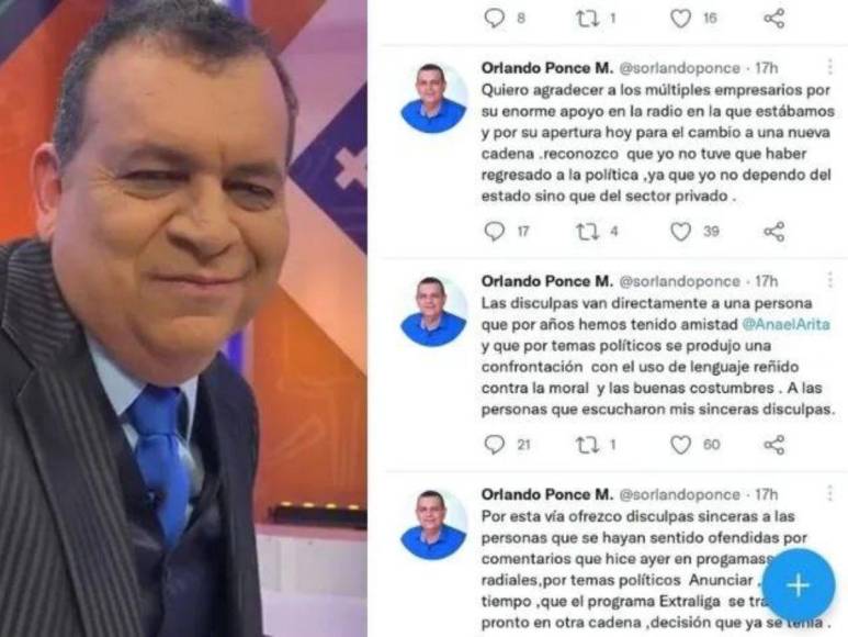 Líos políticos, comentarios misóginos y peleas con colegas: las polémicas detrás de Orlando Ponce