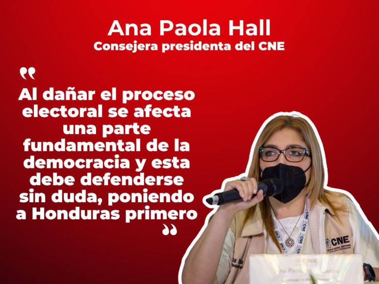 Frases de la consejera del CNE durante la convocatoria a las primarias