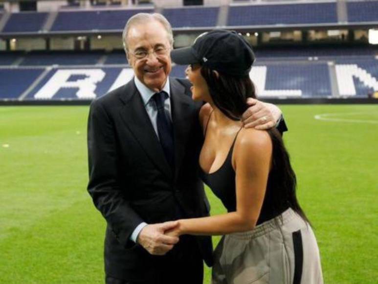 ¡Invitada por Vinicius! Kim Kardashian sorprende durante partido del Real Madrid