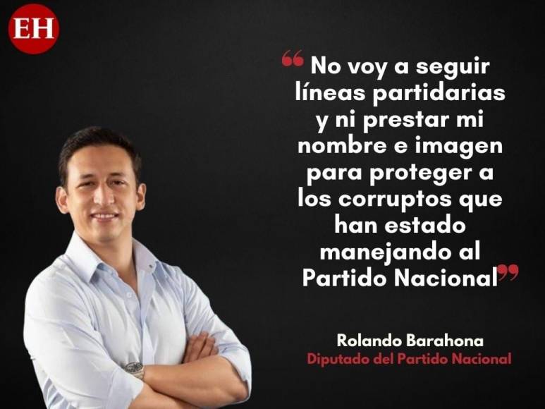 “Yo soy nacionalista, pero antes hondureño”: Frases del diputado Rolando Barahona, antagónico dentro de la bancada del PN