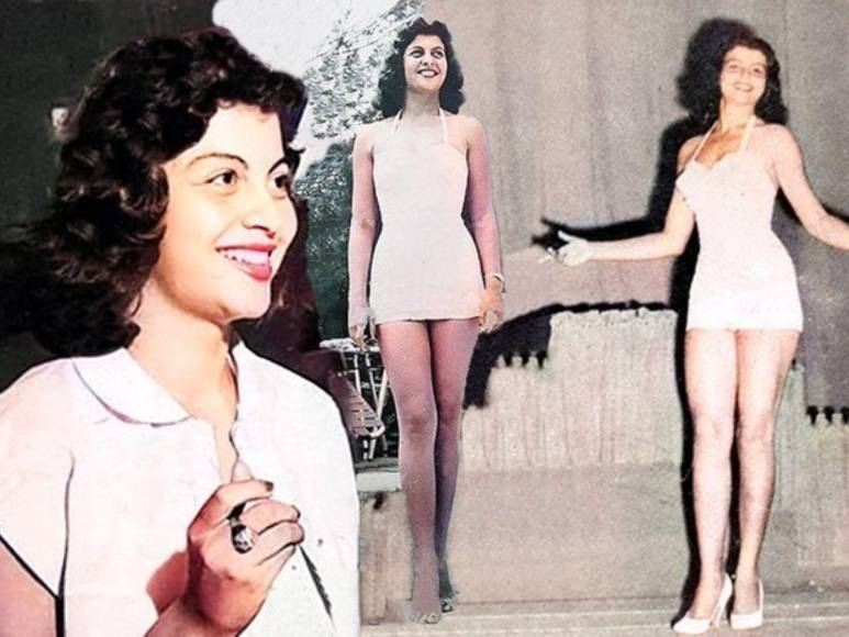 Miss Universo: Pastora Pagán, sexta finalista en el certamen de 1955