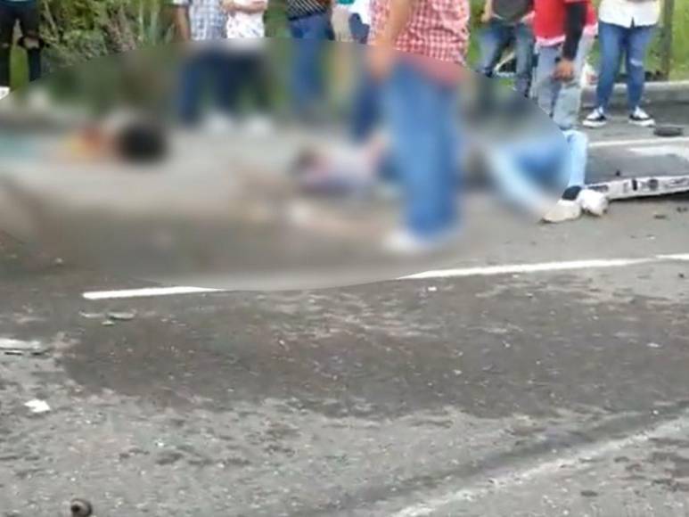 Fotos: Lo que se sabe del accidente que dejó tres muertos y varios heridos en Siguatepeque