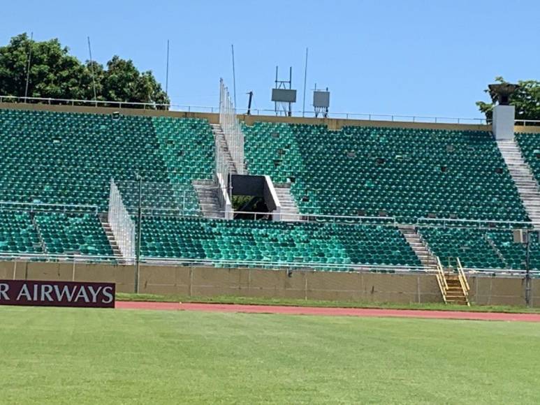 Con césped impecable y algunos descuidos: así es el Félix Sánchez, estadio donde Honduras enfrentará a Cuba