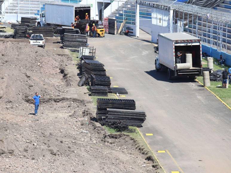 Sistema de drenaje colapsado, pésimo engramillado y varias irregularidades: los hallazgos en el Estadio Nacional