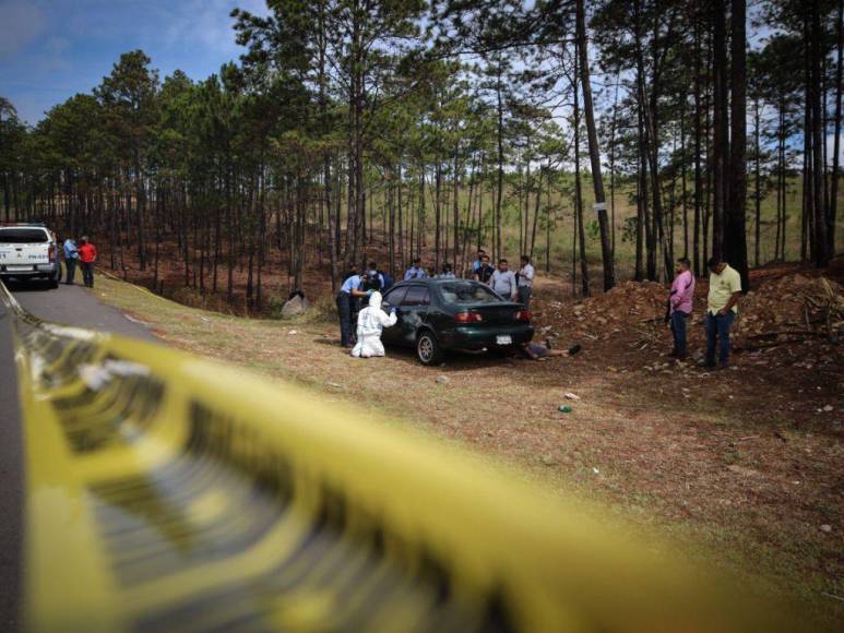 Familiares levantaron el cuerpo de hombre asesinado en la CA-5: fotos de la escena del crimen