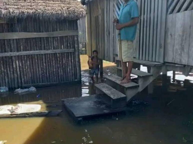 Fotos: Varias comunidades de Gracias a Dios quedaron totalmente inundadas por la tormenta Julia