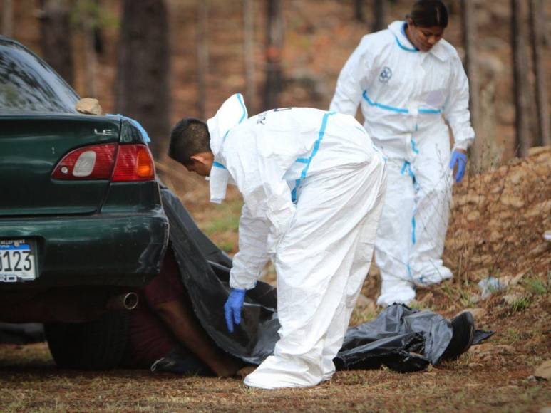 Familiares levantaron el cuerpo de hombre asesinado en la CA-5: fotos de la escena del crimen