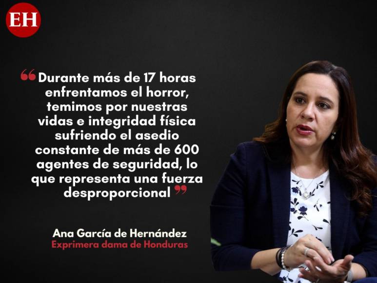 Ana García tras captura de JOH: La detención de mi esposo se realizó “bajo acciones degradantes e inhumanas”