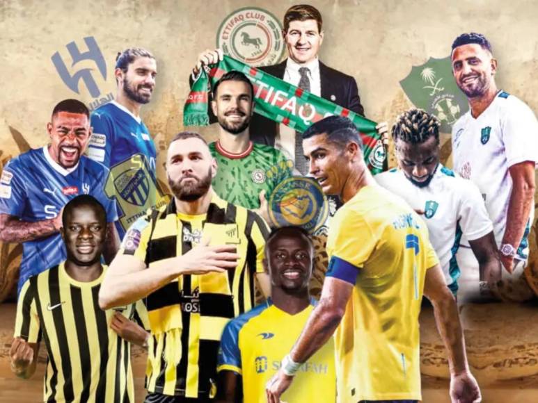 Fichajes: Las estrellas que llegaron a la Liga de Arabia Saudita; CR7 tiene compañía