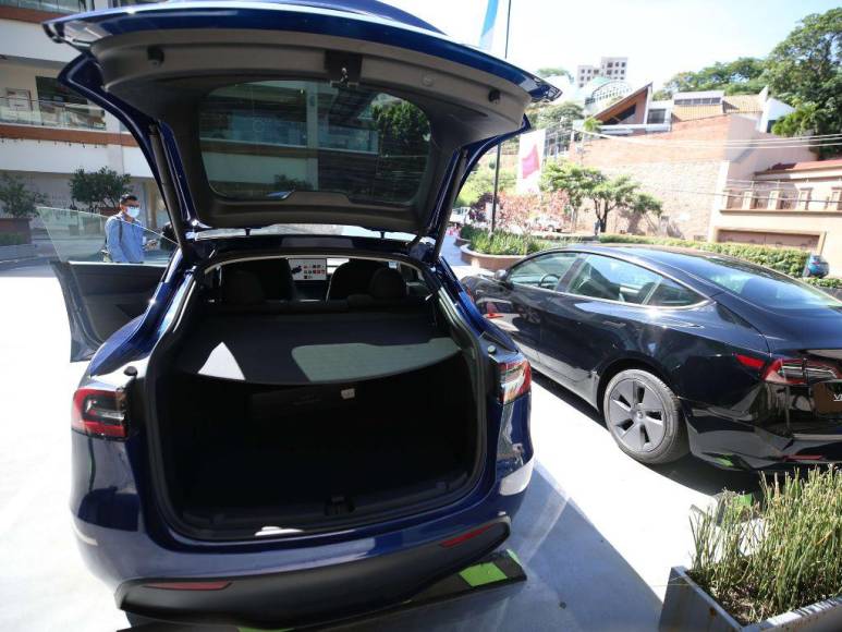 Lujosos y modernos, así es el interior de los vehículos eléctricos marca Tesla que ya recorren Honduras