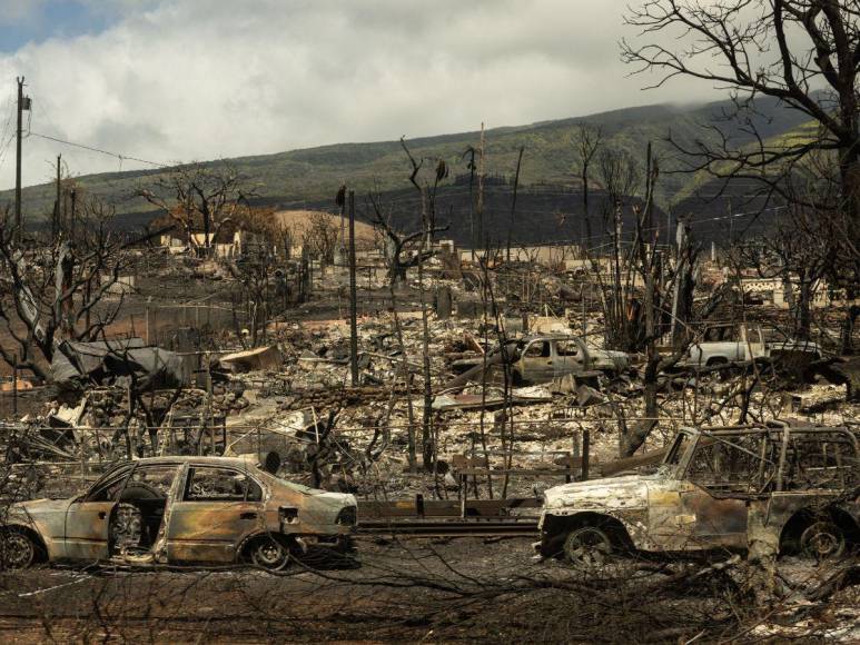 El misterio detrás la casa de techo rojo que sobrevivió a los incendios en Hawái