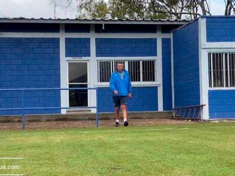 ¡De regreso al Nido! El primer entrenamiento de Diego Vázquez en Motagua