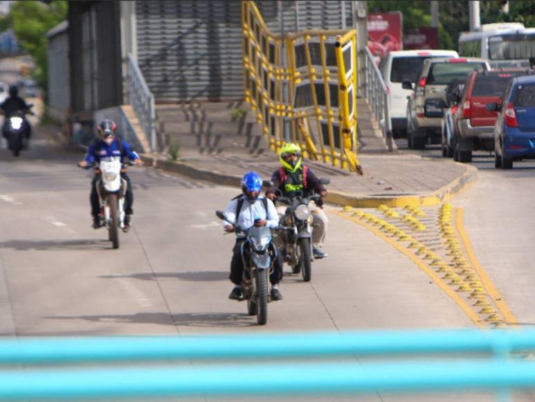 Las imprudencias más comunes entre los motociclistas hondureños