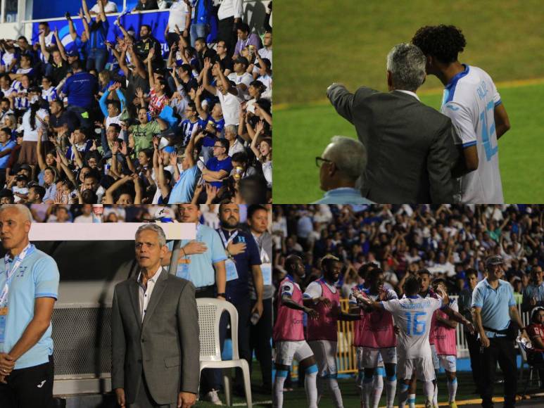 Ovaciones, los consejos de Rueda a Ruiz, ola de celebraciones y todo lo que no se vio en la goleada de Honduras ante Granada