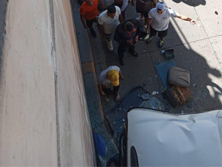 Un muerto y varios heridos: Lo que se sabe del fatal accidente de rapidito que cayó en túnel del bulevar Suyapa