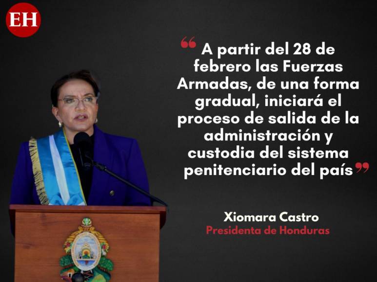 “Mujeres de las FFAA contarán con todo mi apoyo”, Xiomara tras asumir como Comandante en Jefe