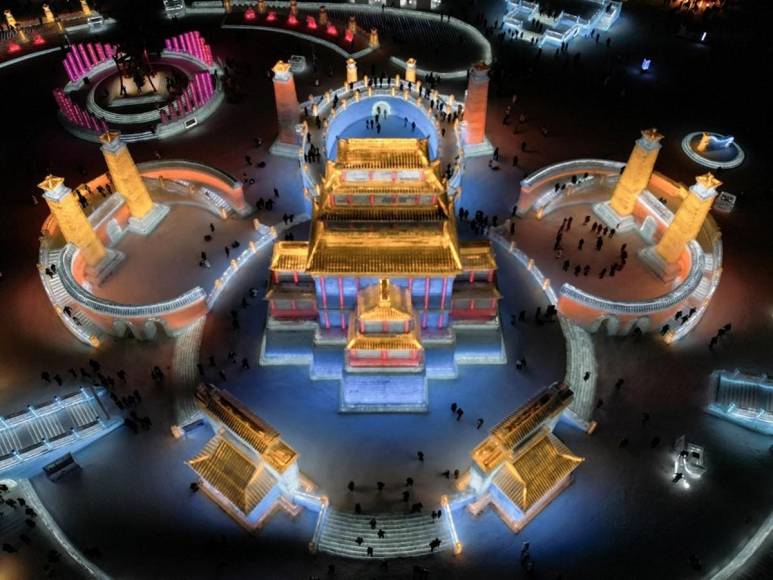 Harbin, la espectacular ciudad china que aloja el festival de nieve y hielo