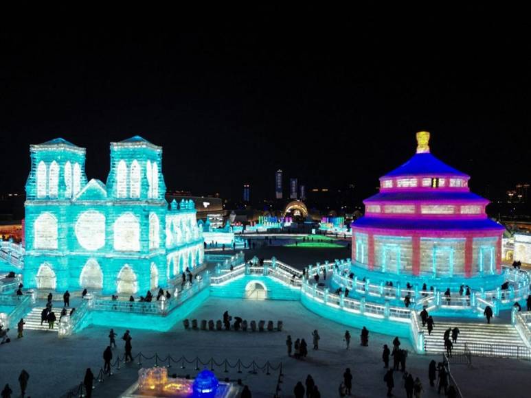 Harbin, la espectacular ciudad china que aloja el festival de nieve y hielo