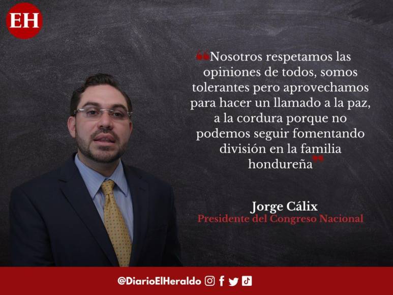 “El presidente Zelaya me tiene algo molesto”, frases de Jorge Cálix presidente del CN