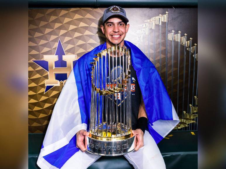 Así celebraron los Astros de Mauricio Dubón el título de la Serie Mundial