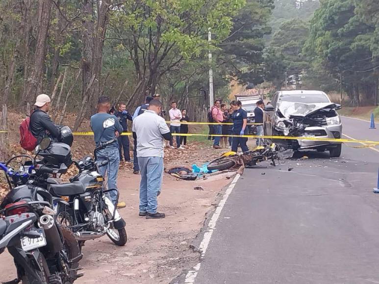 Las imágenes del aparatoso accidente que dejó una pareja muerta en carretera a Santa Lucía