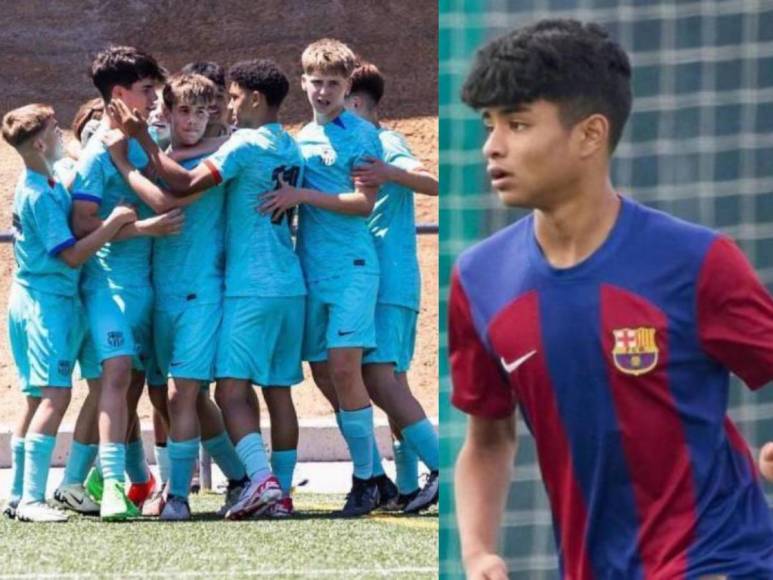 Barcelona tiene en La Masia a un futbolista que podría jugar con la Selección de Honduras