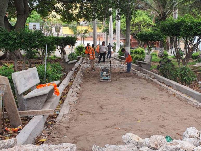 En un 60% avanzan los trabajos de restauración del parque La Leona