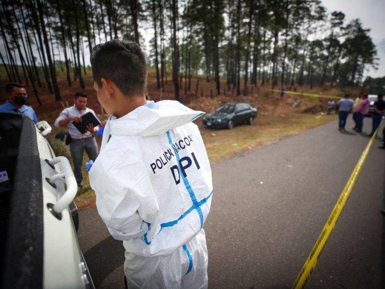 Familiares levantaron el cuerpo de hombre asesinado en la CA-5: fotos de la escena del crimen