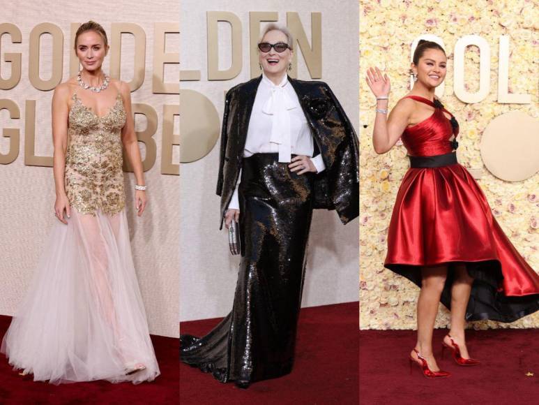 Así llegaron los famosos a la alfombra roja de Golden Globe