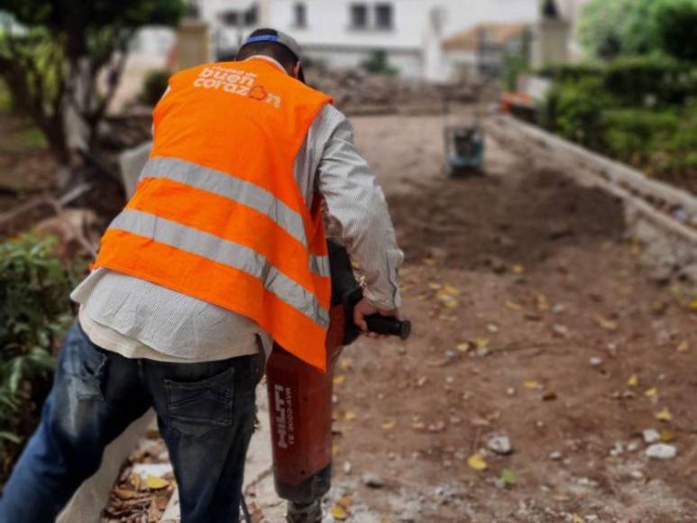 En un 60% avanzan los trabajos de restauración del parque La Leona