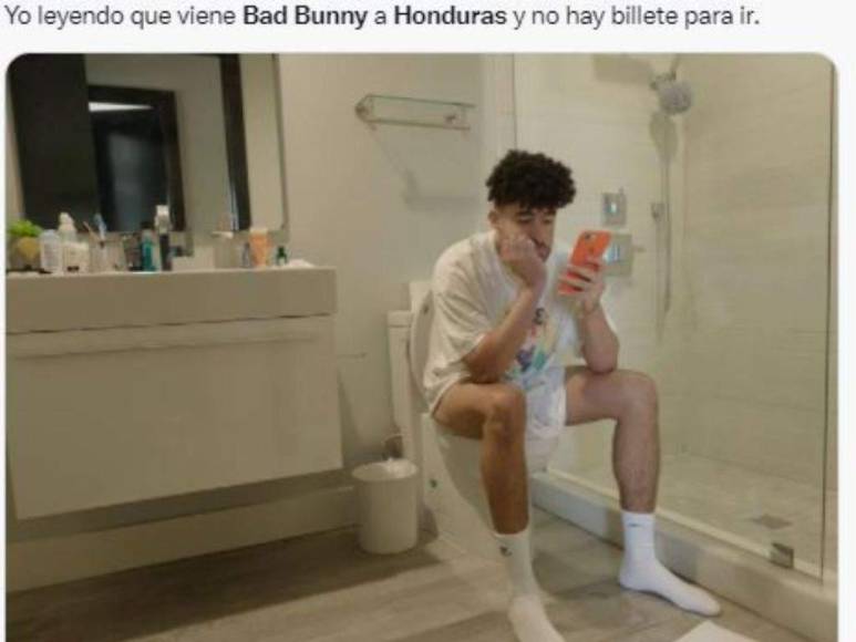 Los memes más divertidos que dejó el anuncio del concierto de Bad Bunny en Honduras