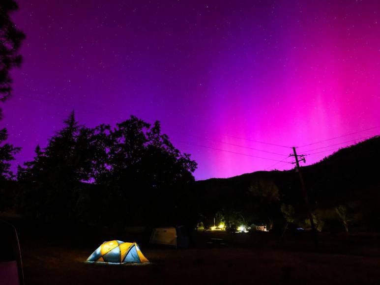 Tormenta solar deja espectaculares imágenes de auroras boreales