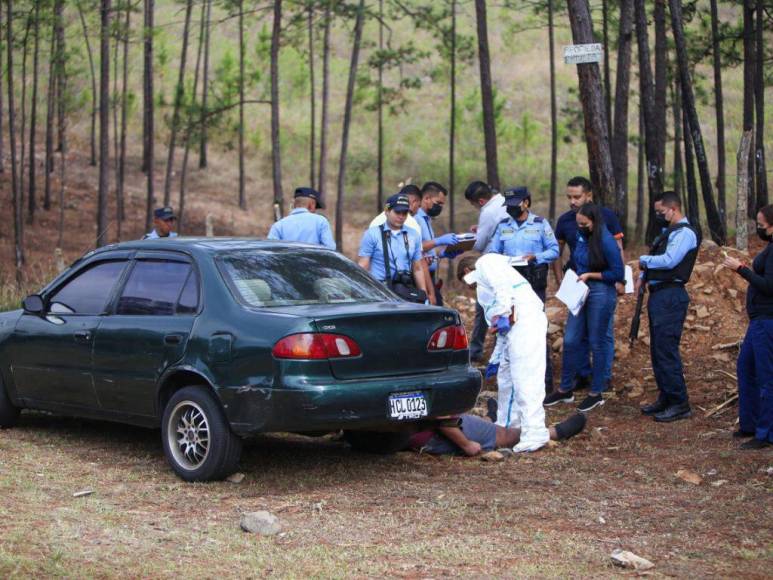 Familiares levantaron el cuerpo de hombre asesinado en la CA-5: fotos de la escena del crimen