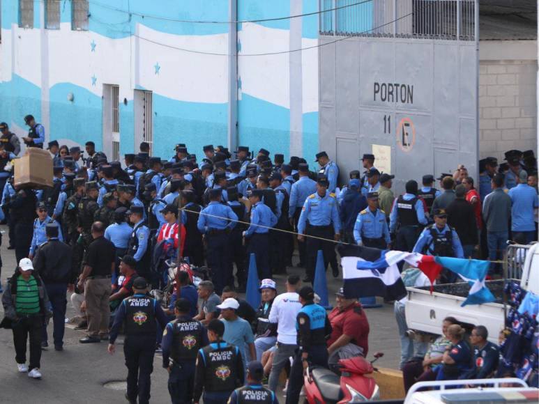 ¡Blindaje! Seguridad total para la final Olimpia vs Motagua en el Nacional