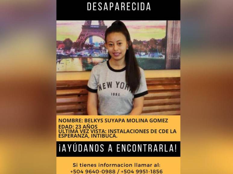 Desaparición de Belkys Molina en La Esperanza, Intibucá, causa alarma