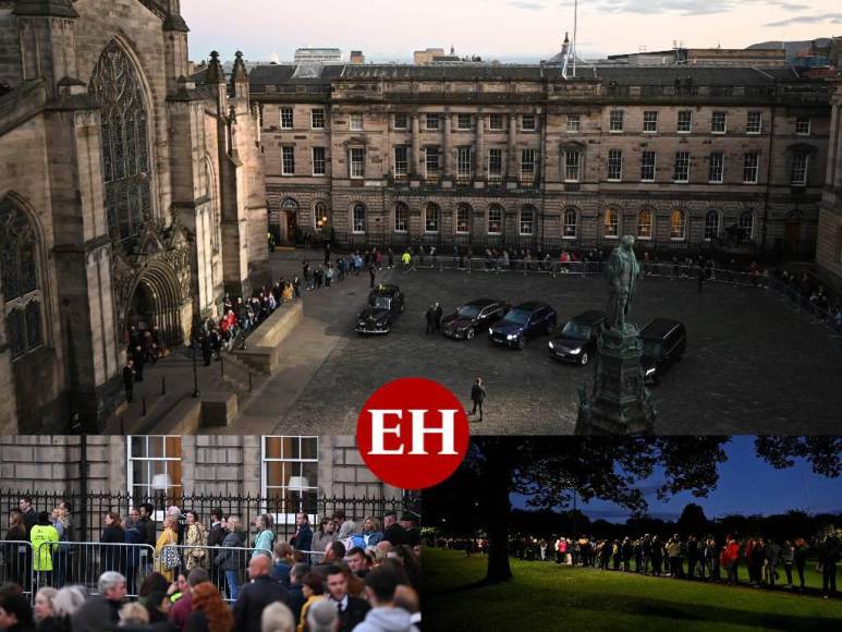 Los británicos comienzan a despedirse de Isabel II en Edimburgo