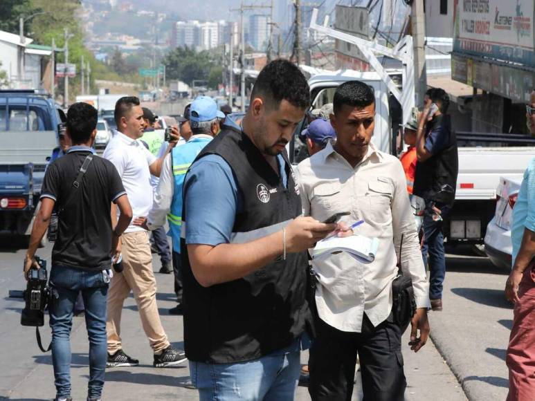 Inician decomiso de vehículos invasores en la salida a Danlí