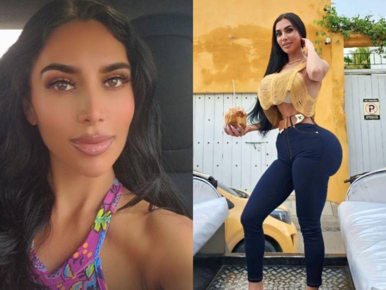 La trágica historia de Christina Ashten, la doble de Kim Kardashian que murió en una cirugía clandestina