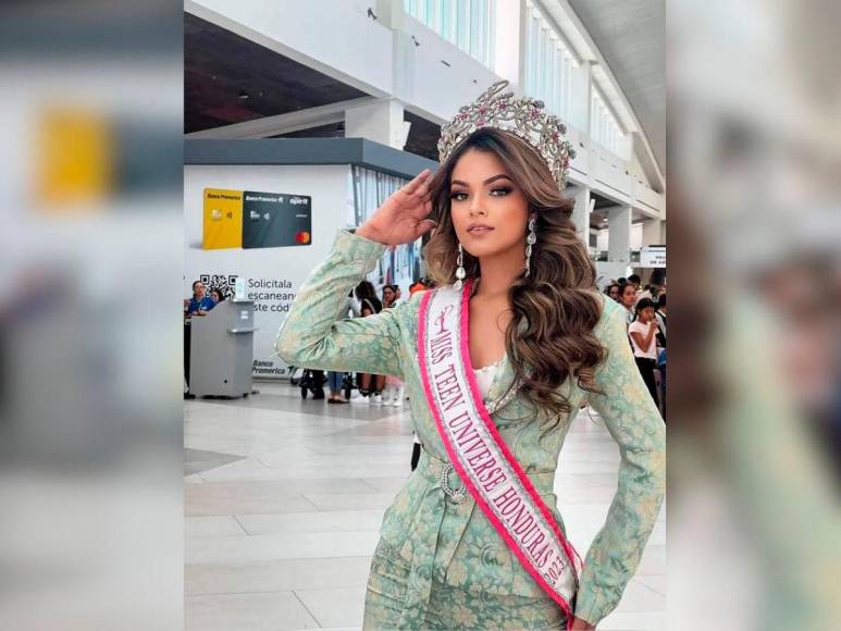 Hondureña Jhary Velásquez logra top 12 en Miss Teen Universe 2023