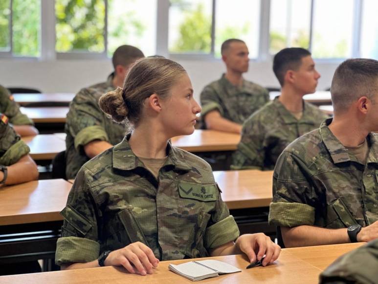 Así fue el ingreso de la princesa Leonor a la academia militar