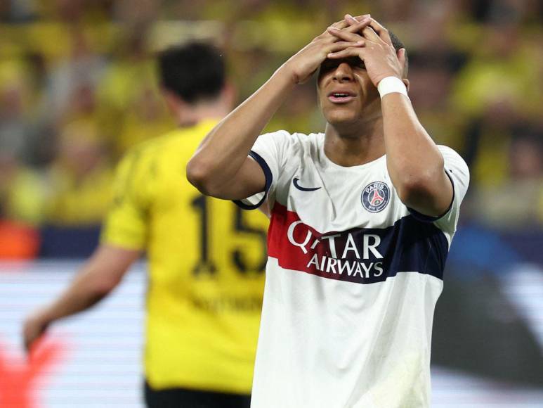 No se vio en TV: frustración de Mbappé y grandes momentos del Dortmund vs PSG