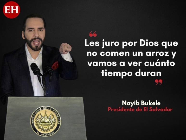 Las advertencias de Nayib Bukele a los pandilleros en El Salvador