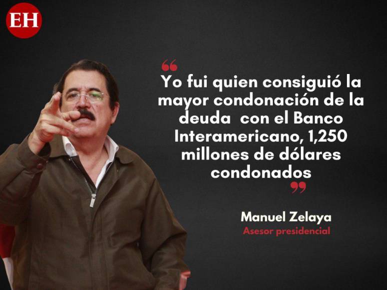 “Yo fui quien consiguió la mayor condonación de la deuda con el BID”: frases de “Mel” Zelaya en firma de contratos