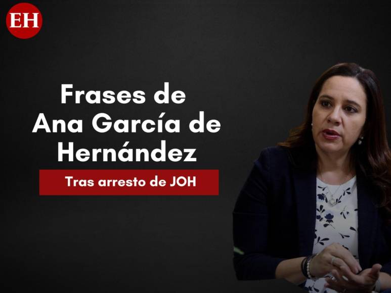 Ana García tras captura de JOH: La detención de mi esposo se realizó “bajo acciones degradantes e inhumanas”