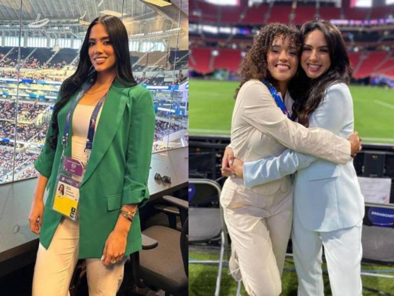 Las hermosas periodistas que roban miradas en los estadios de la Copa América 2024