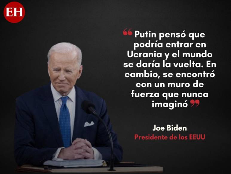 Estado de la Unión: Joe Biden arremetió contra Putin en su discurso