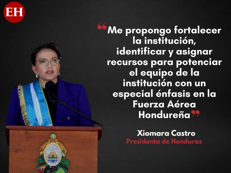 “Mujeres de las FFAA contarán con todo mi apoyo”, Xiomara tras asumir como Comandante en Jefe