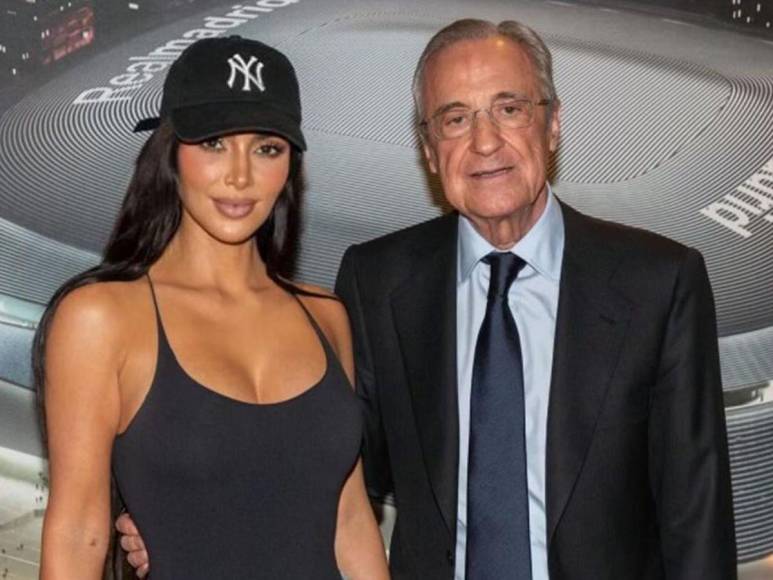 ¡Invitada por Vinicius! Kim Kardashian sorprende durante partido del Real Madrid