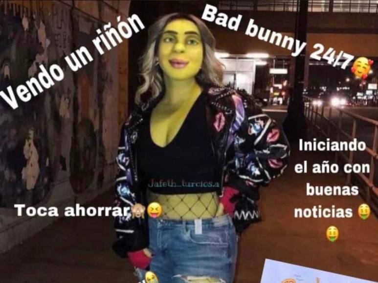 Los memes más divertidos que dejó el anuncio del concierto de Bad Bunny en Honduras