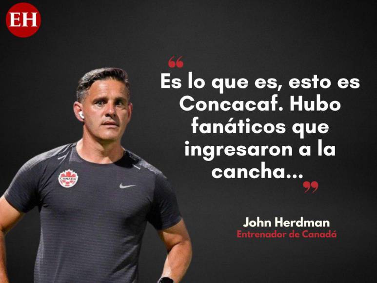 “No puedo creer que jugadores de 80 millones jugaran sobre charcos”: DT de Canadá explota tras caer ante Honduras